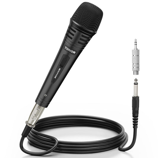TONOR Dynamic Karaoke Microphone with 4.5 m XLR Cable – Unboxed