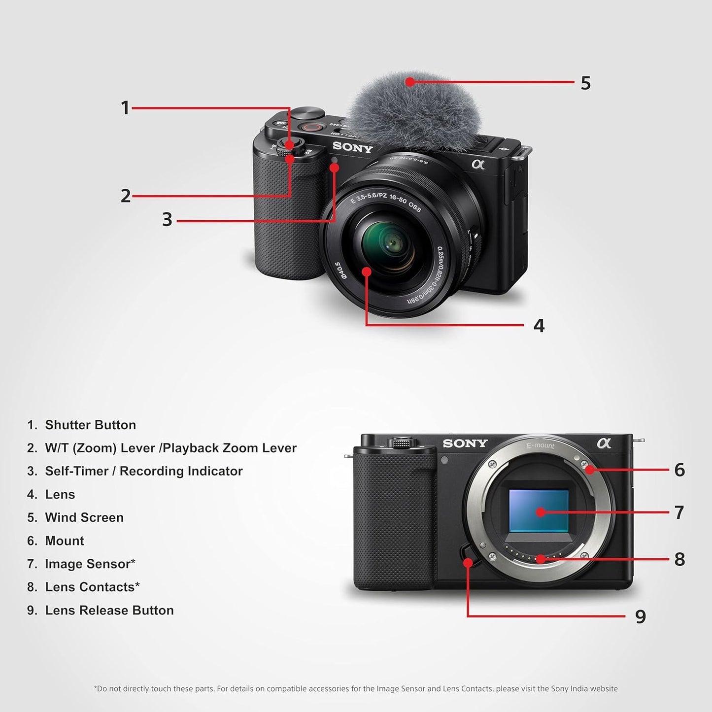 Sony Alpha ZV-E10K Mirrorless Vlog Camera with 16-50mm Power Zoom Lens (New, Just Unboxed)