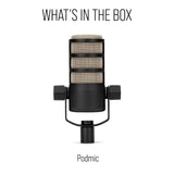 Rode Podmic Dynamic Unidirectional Podcasting Microphone