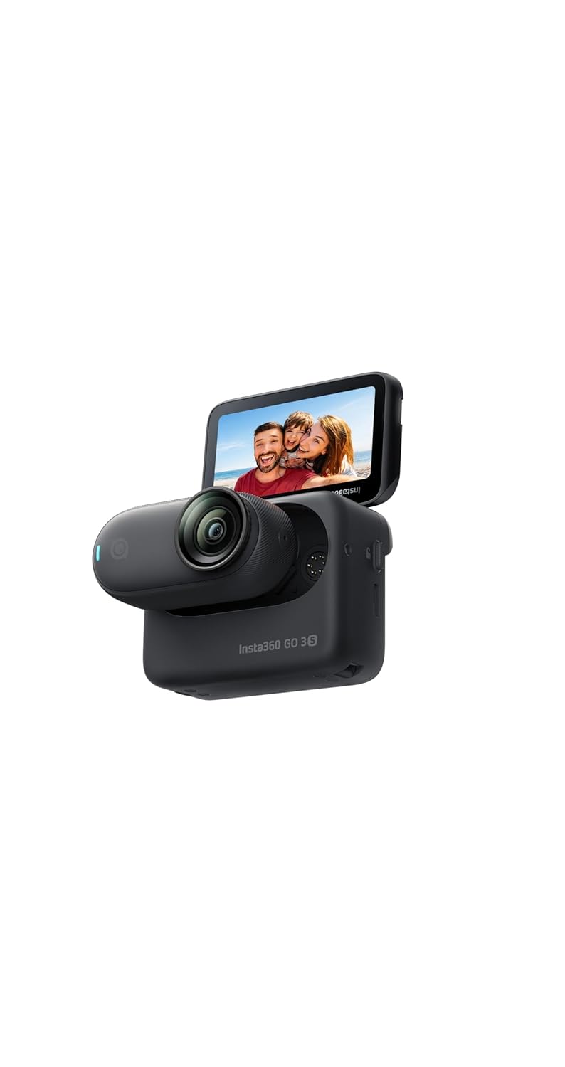 Insta360 GO 3S - 64 GB Black 4K Tiny Portable Vlogging Camera