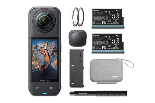 insta360 X5 Essentials Bundle - Waterproof 8K 360° Action Camera