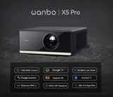 WANBO X5 Pro 4K Supports, 20000 Lumens Projector
