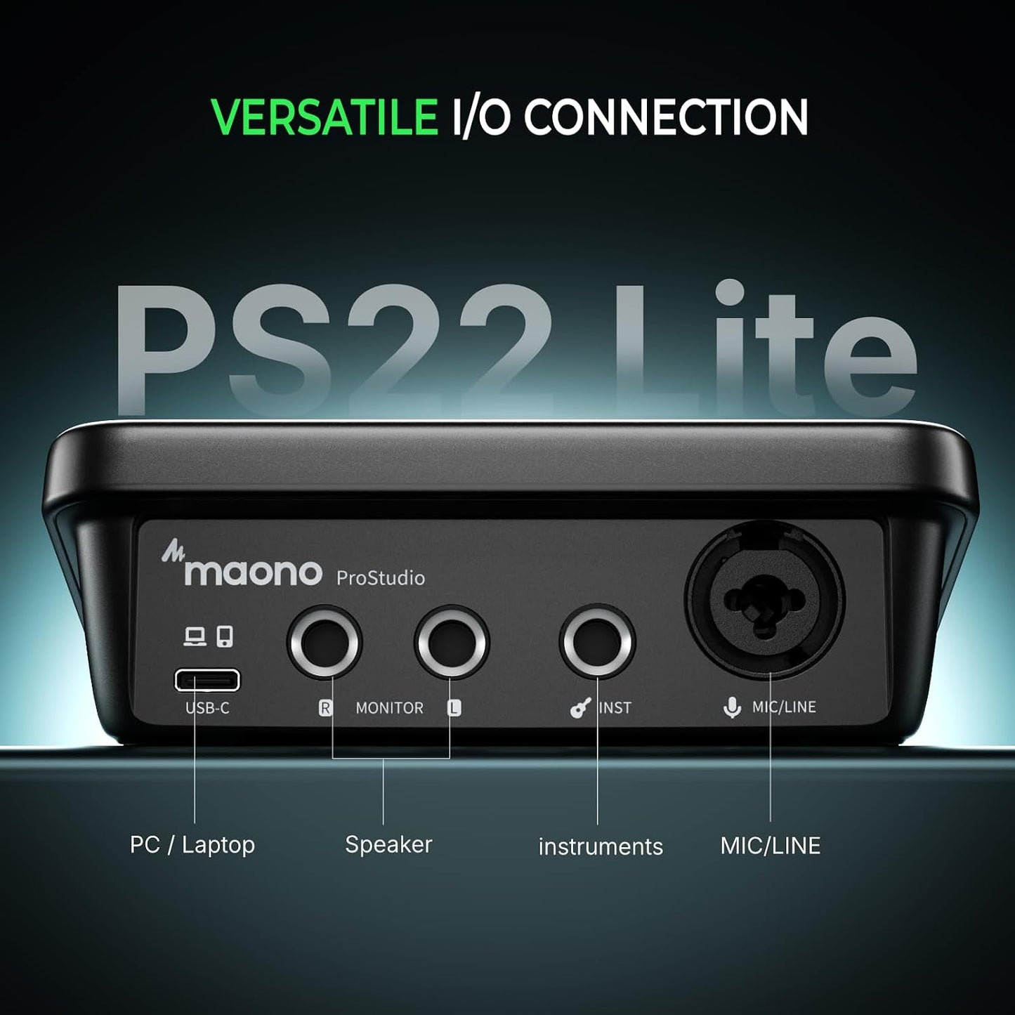 Mono Pro Studio PS22 Lite 2×2 USB Audio Interface | Open Box