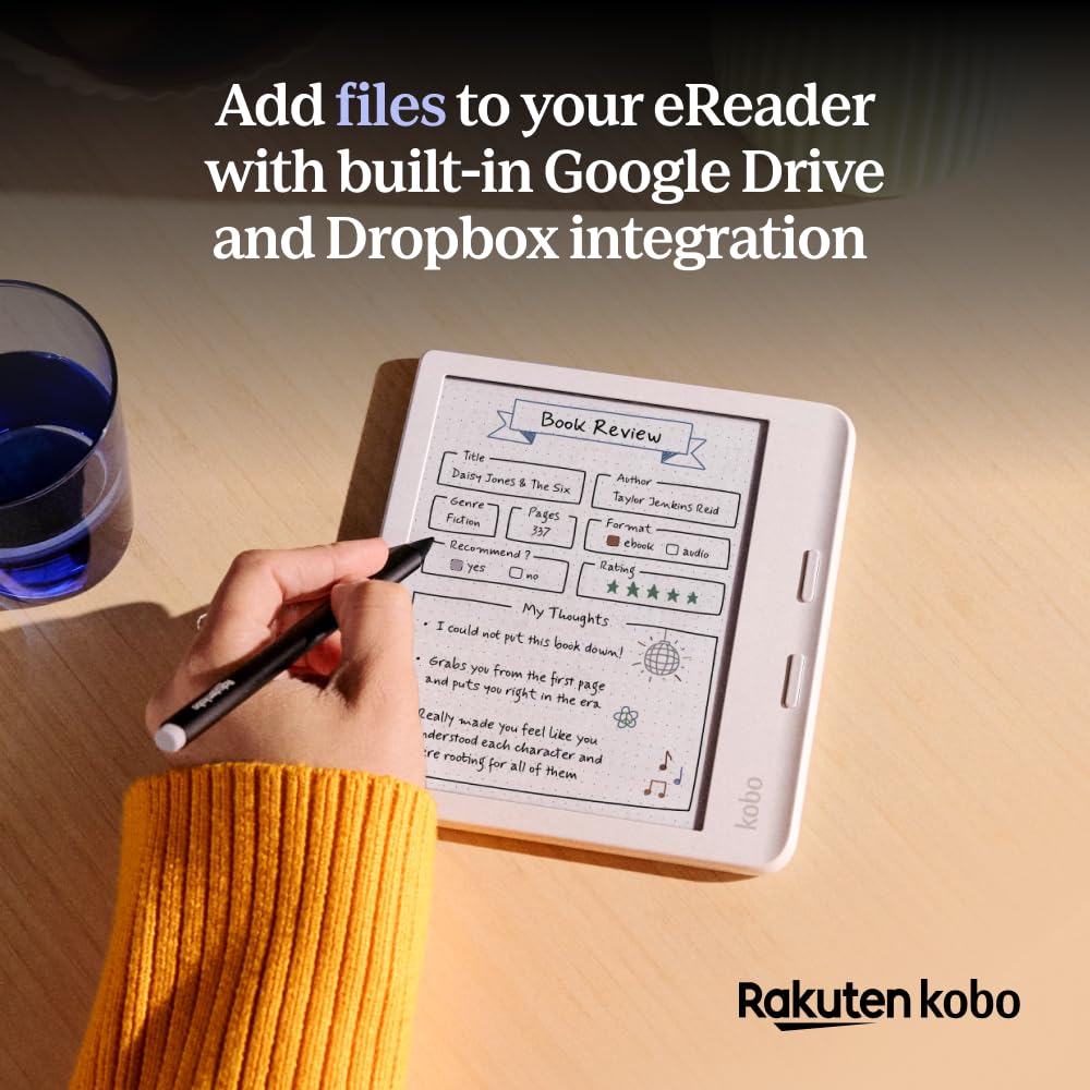 Kobo Libra Colour | eReader | 7” Glare-Free Colour E Ink | Waterproof | 32GB of Storage |
