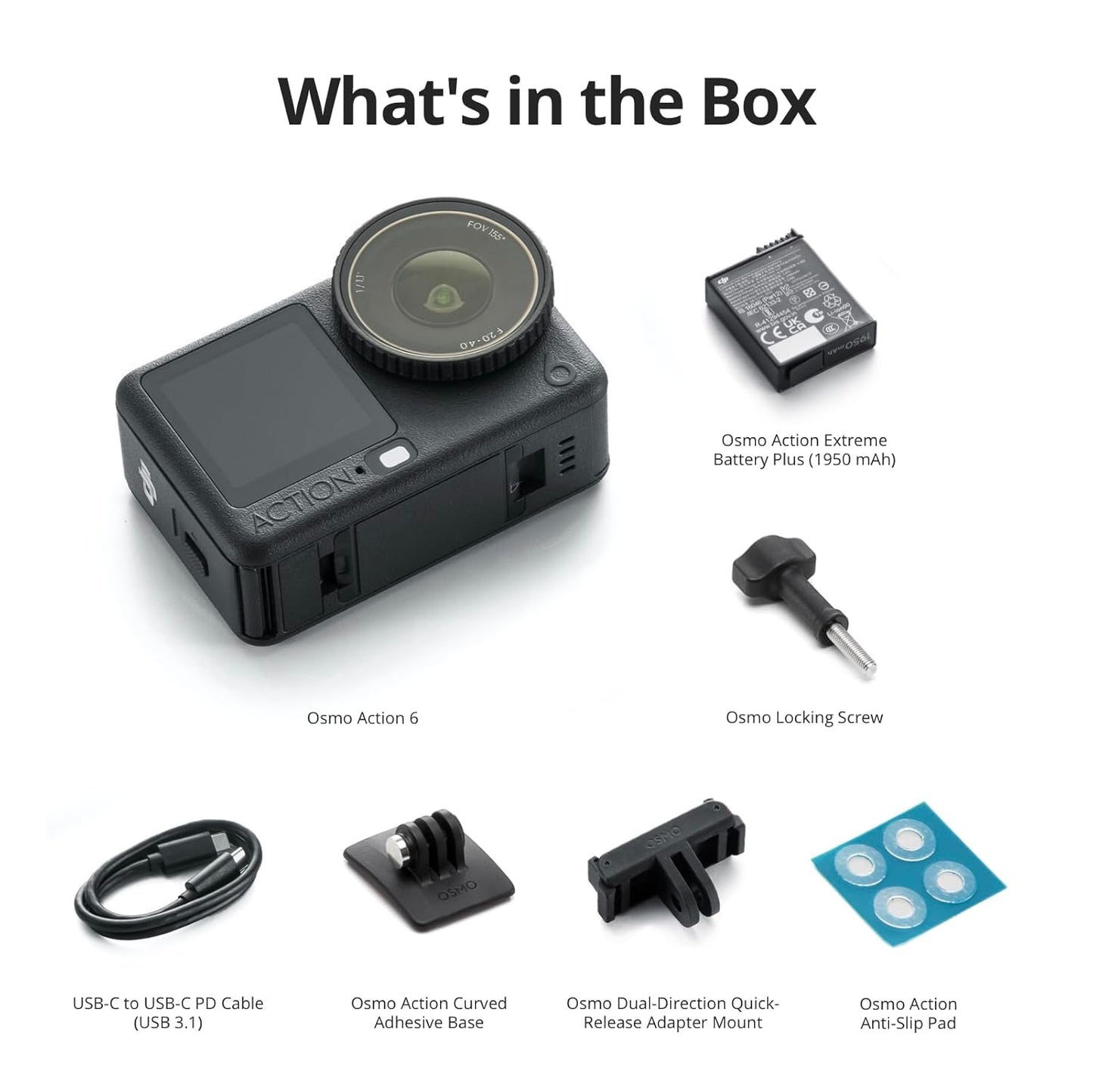 DJI Osmo Action 6 Standard Combo, Action Camera