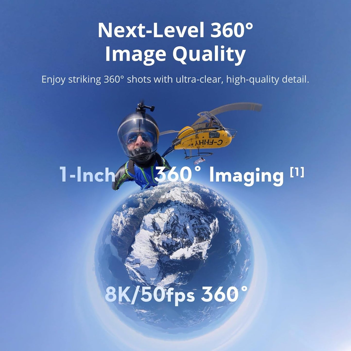 DJI Osmo 360 Adventure Combo,360 Camera, Native 8K 360° Video, 4K/120fps Waterproof, Action Camera