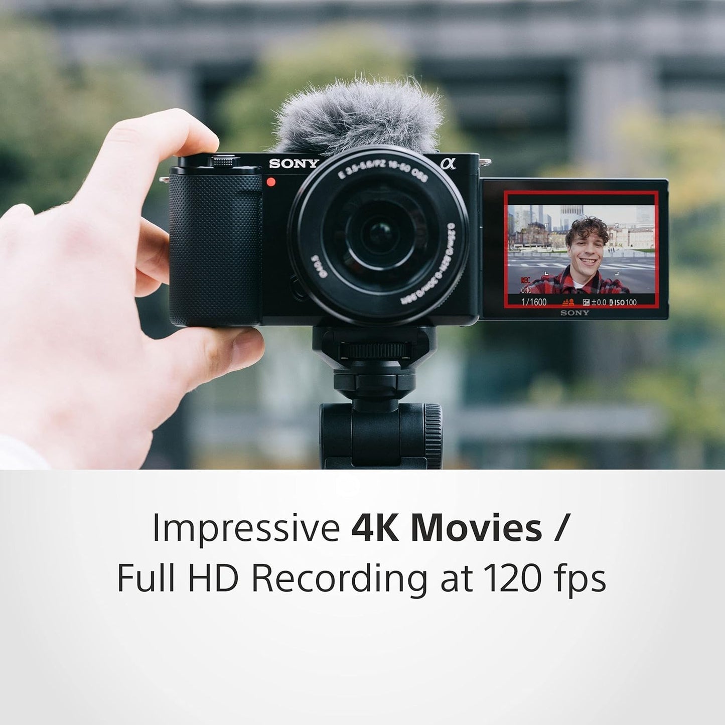 Sony Alpha ZV-E10K Mirrorless Vlog Camera with 16-50mm Power Zoom Lens (New, Just Unboxed)