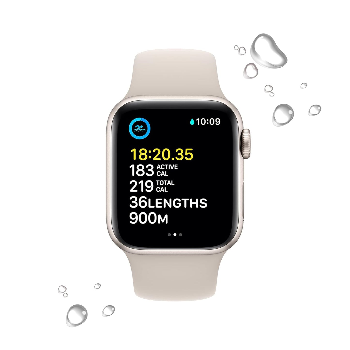 Apple Watch SE 2nd Gen GPS 40mm Starlight Aluminium