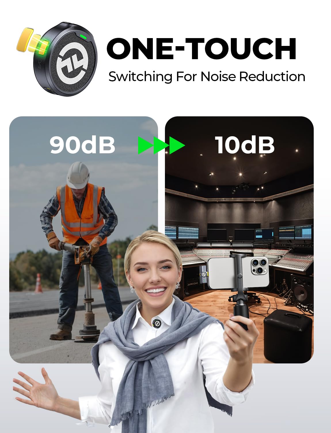 Hollyland Lark M2 USB-C Wireless lavalier microphone