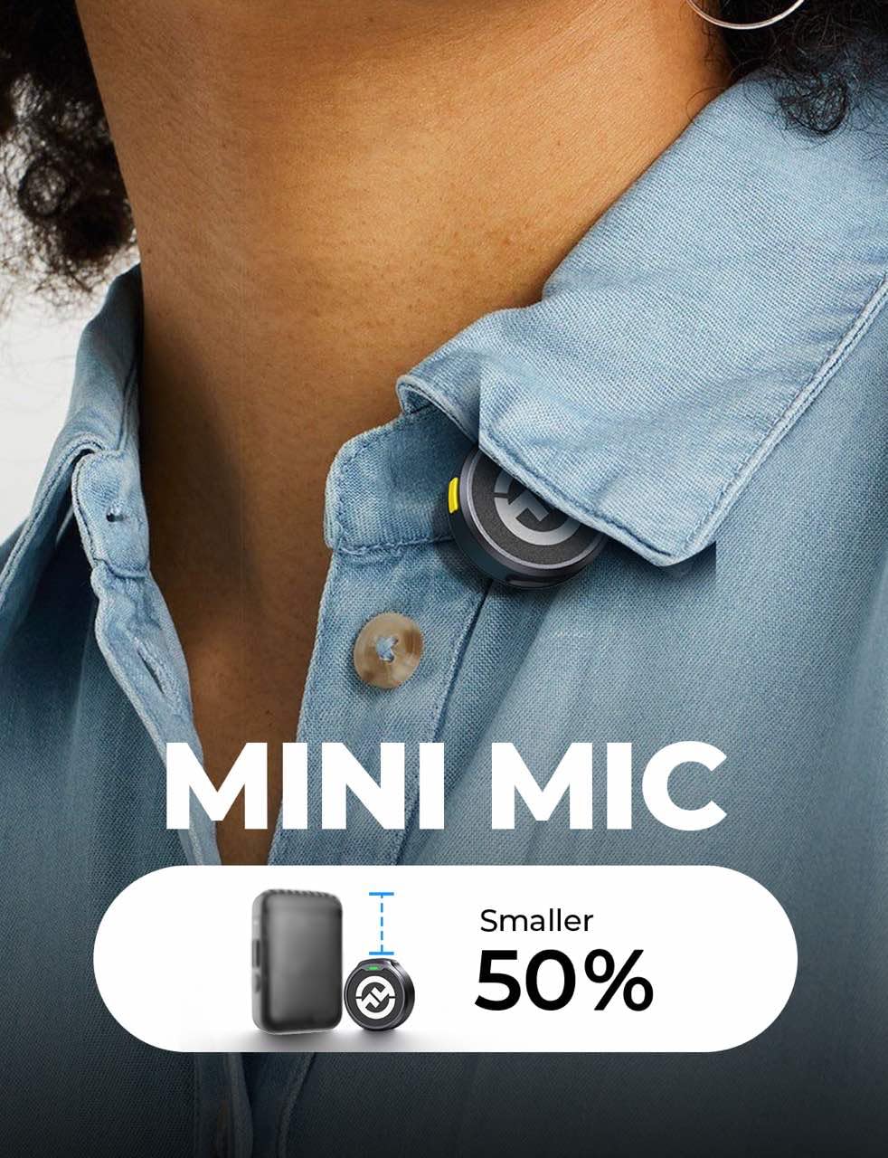 Hollyland Lark M2 USB-C Wireless lavalier microphone