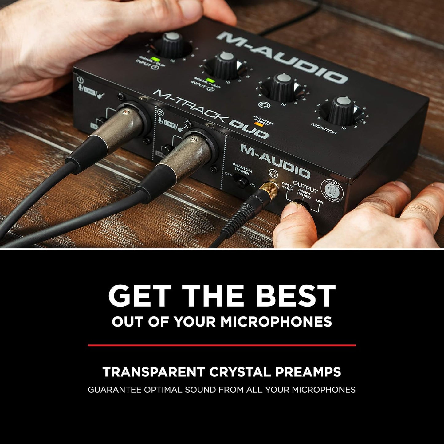 M-Audio M-Track Duo USB Audio Interface – New