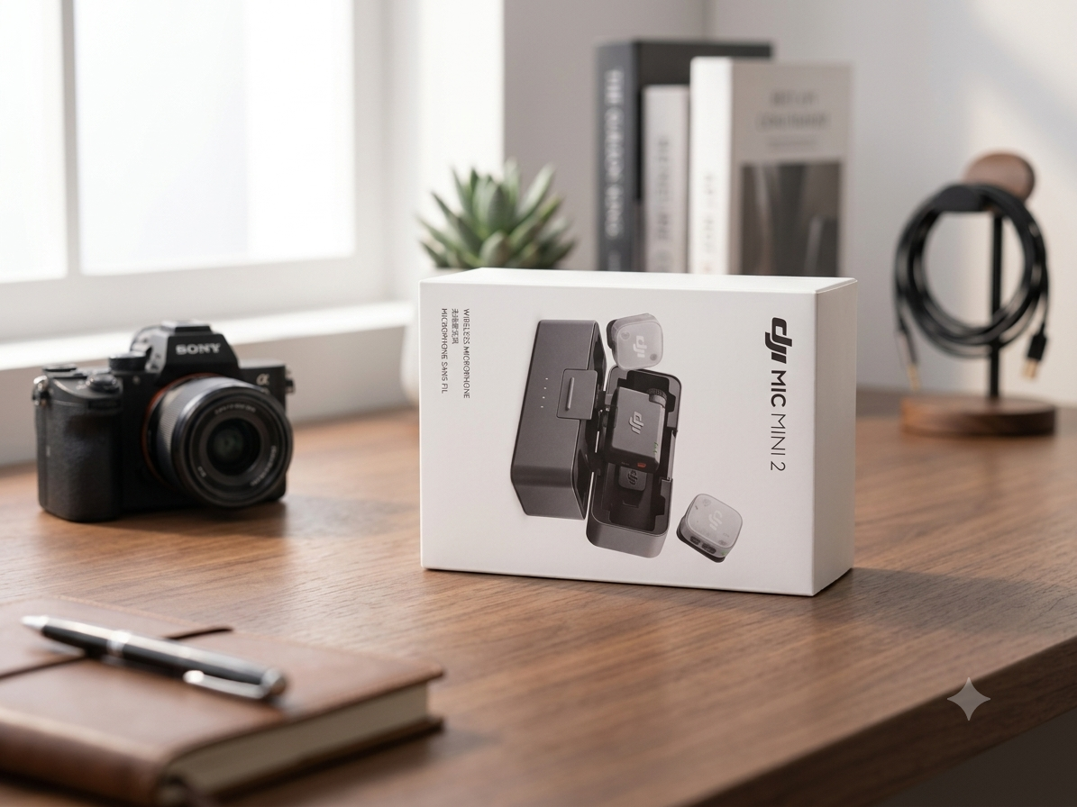 DJI Mic Mini 2 (2 TX + 1 RX + Charging Case)