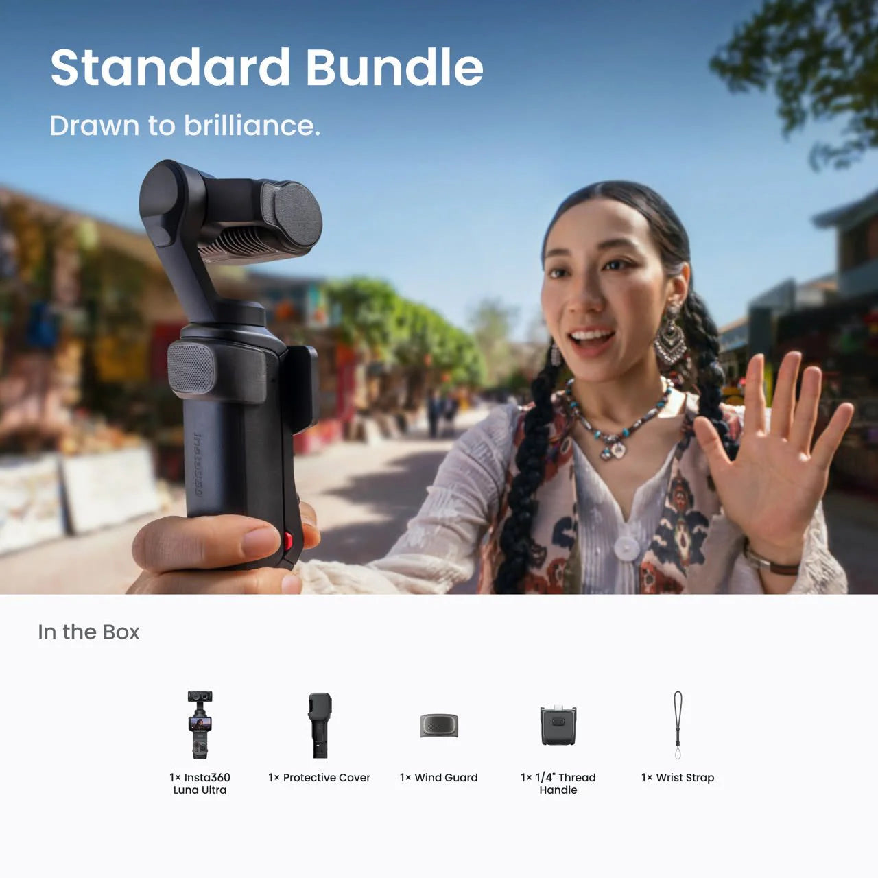 Insta360 Luna Ultra Flagship Dual-Lens 8K Gimbal Camera