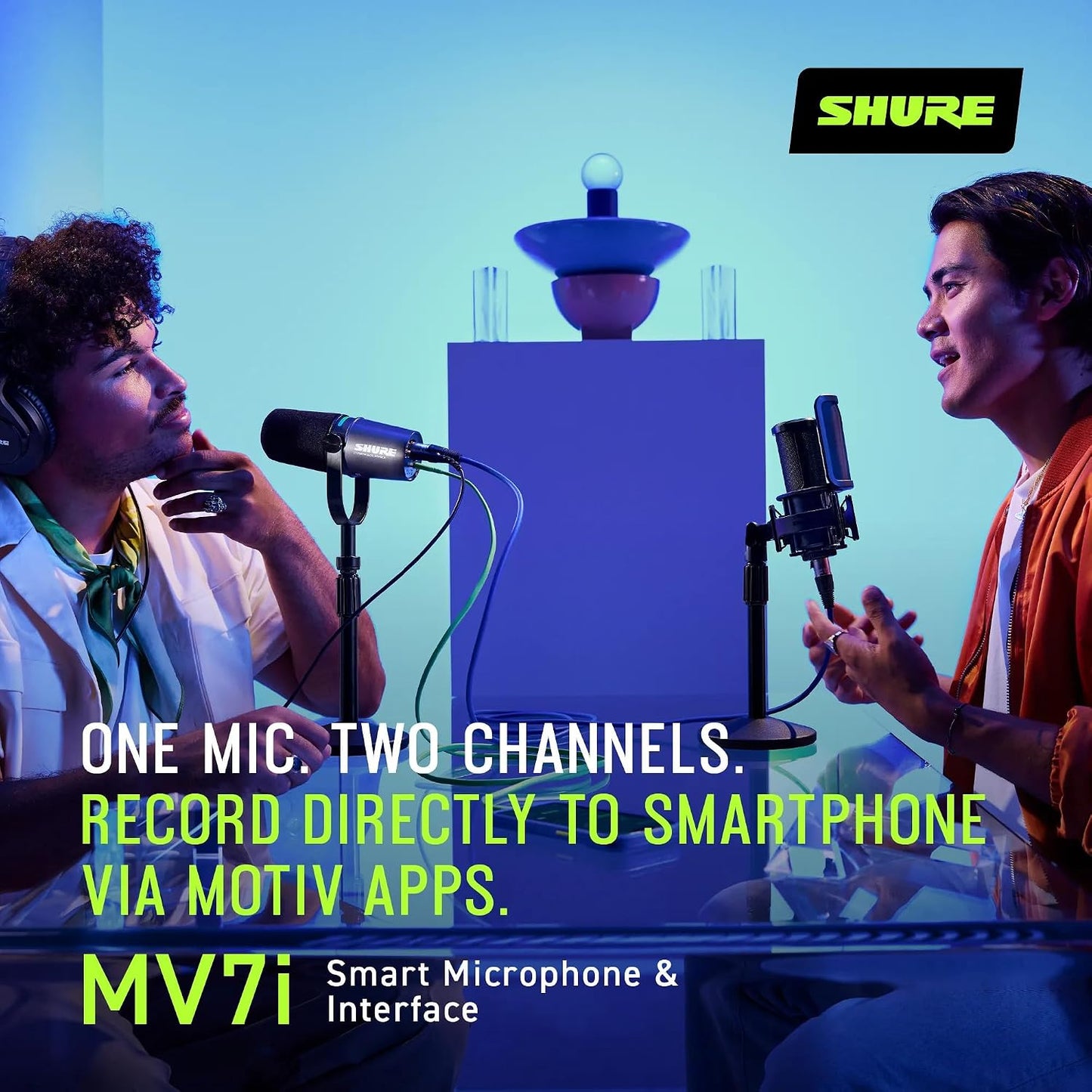 Shure MV7i Smart Microphone with Built-in Audio Interface (New, Just Unboxed)