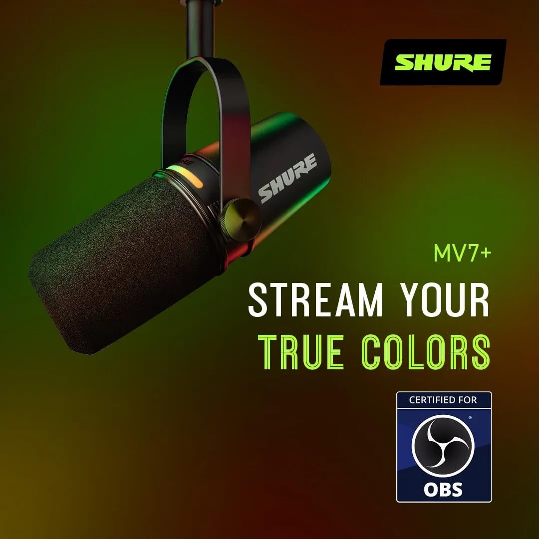 Shure MV7+ Podcast Microphone (White) New, Just Unboxed